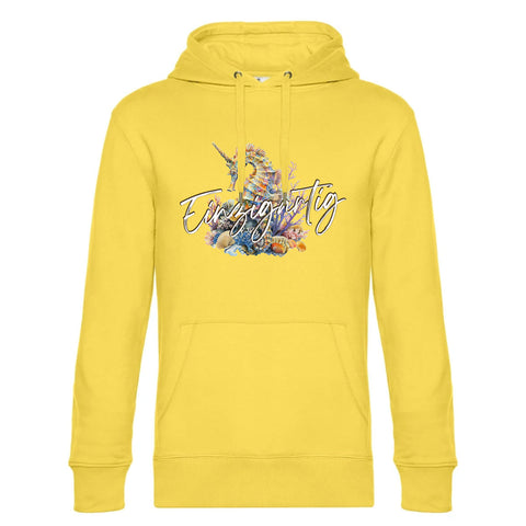 Einzigartig Seepferd Herren Kapuzenpulli King