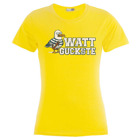 Watt guckste Damen T-Shirt