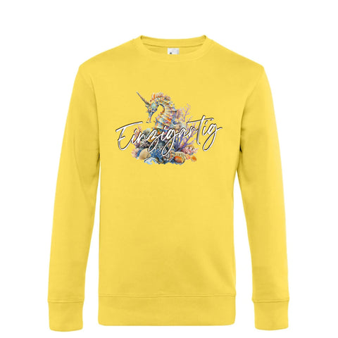 Einzigartig Seepferd Herren Pulli King