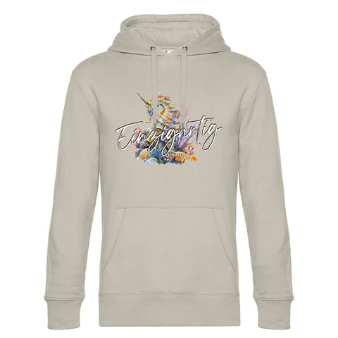Einzigartig Seepferd Herren Kapuzenpulli King