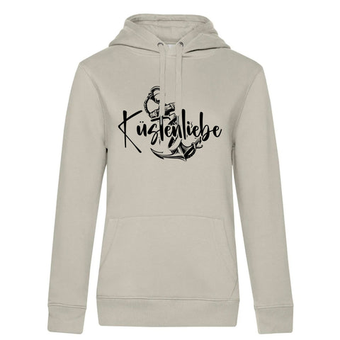 Küstenliebe Anker Damen Kapuzenpulli Queen