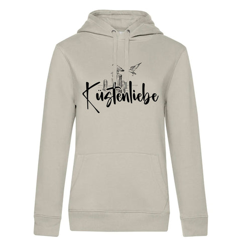 Küstenliebe Möwe Damen Kapuzenpulli Queen