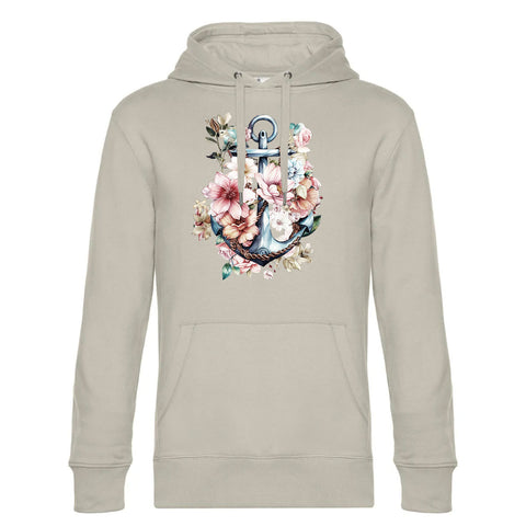 Floral Anker Herren Kapuzenpulli King