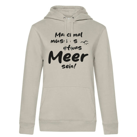 Meer sein Damen Kapuzenpulli Queen