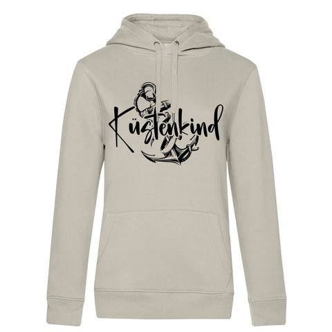 Küstenkind Anker Damen Kapuzenpulli Queen