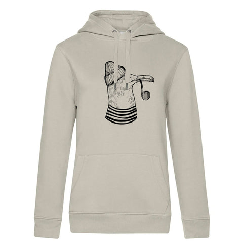 Möwe Damen Kapuzenpulli Queen