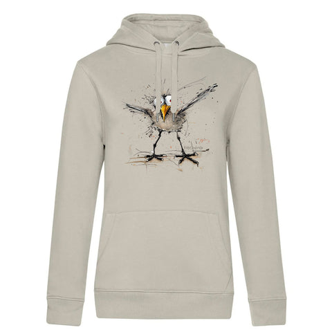 Verrückte Möwe Damen Kapuzenpulli Queen
