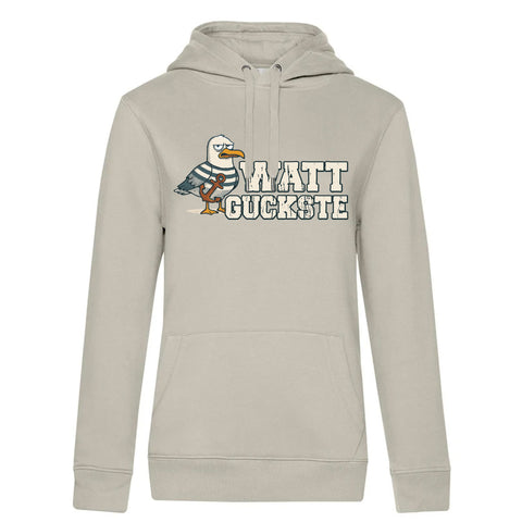 Watt Guckste Damen Kapuzenpulli Queen