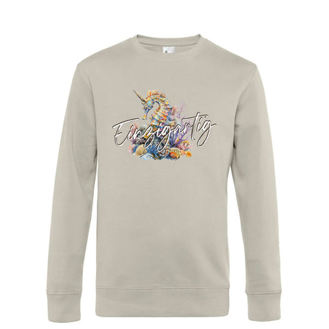 Einzigartig Seepferd Herren Pulli King
