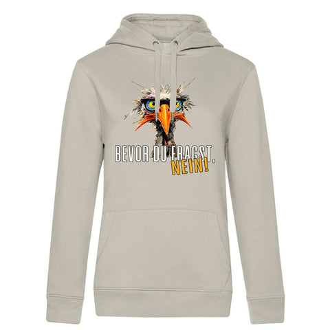 Bevor du Fragst  Damen Kapuzenpulli Queen