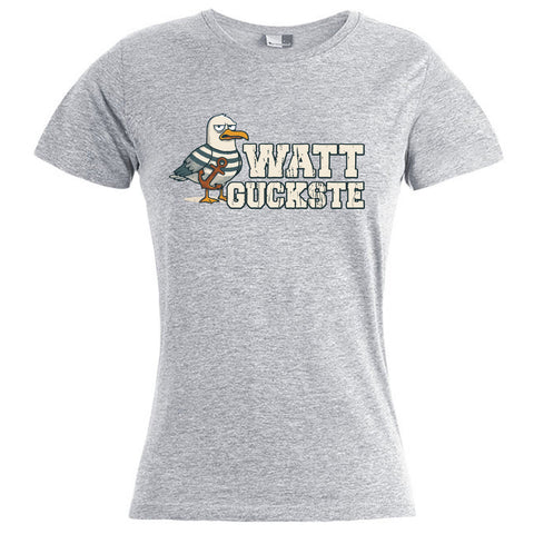 Watt guckste Damen T-Shirt