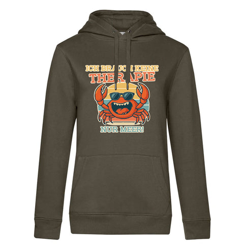 Therapie Damen Kapuzenpulli Queen