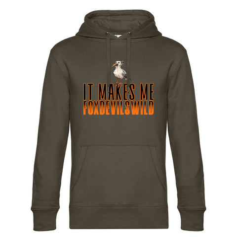 Foxdevilswild Herren Kapuzenpulli King