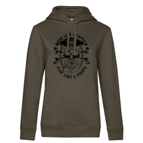 Pirate Black Edition Damen Kapuzenpulli Queen