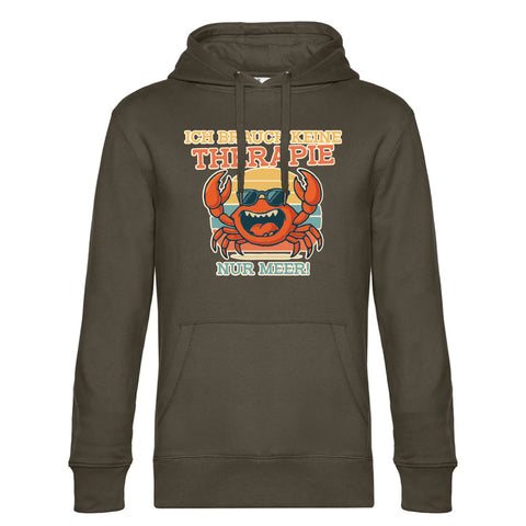 Therapie Herren Kapuzenpulli King