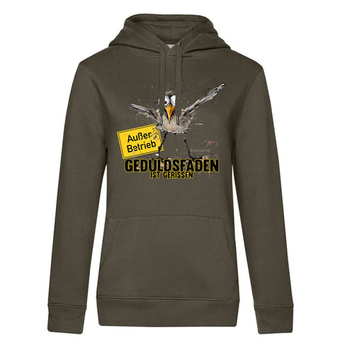 Außer Betrieb  Damen Kapuzenpulli Queen