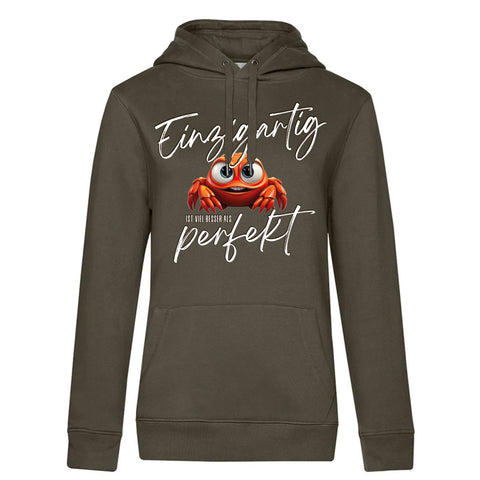 Besser als Perfekt Damen Kapuzenpulli Queen