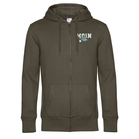 MOIN Kaffee Herren Kapuzenjacke King