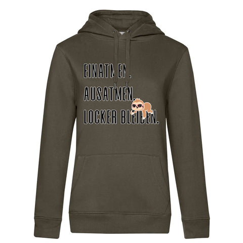Locker Bleiben Damen Kapuzenpulli Queen
