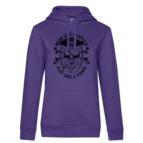 Pirate Black Edition Damen Kapuzenpulli Queen