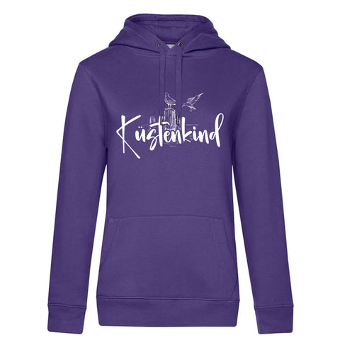 Küstenkind Möwe Damen Kapuzenpulli Queen