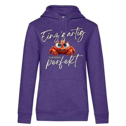 Besser als Perfekt Damen Kapuzenpulli Queen