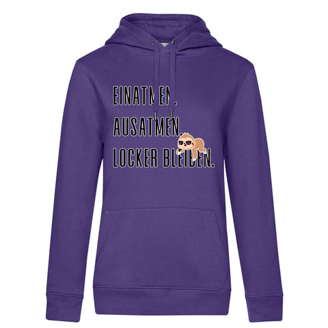 Locker Bleiben Damen Kapuzenpulli Queen