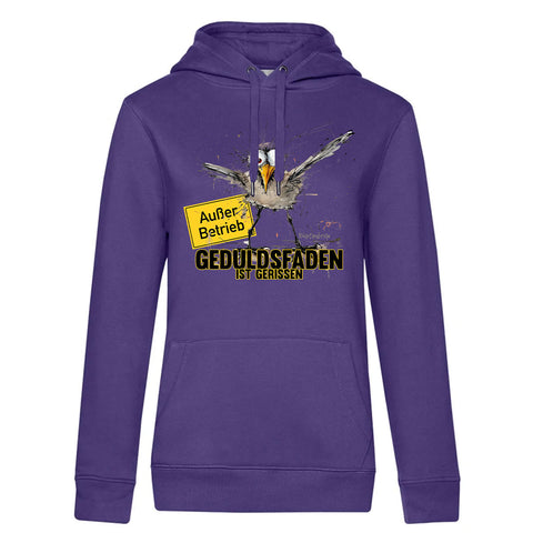 Außer Betrieb  Damen Kapuzenpulli Queen