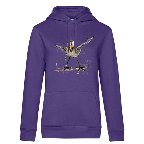 Verrückte Möwe Damen Kapuzenpulli Queen