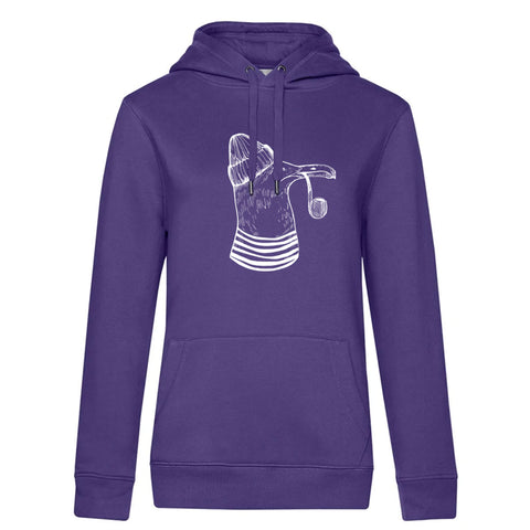Möwe Damen Kapuzenpulli Queen