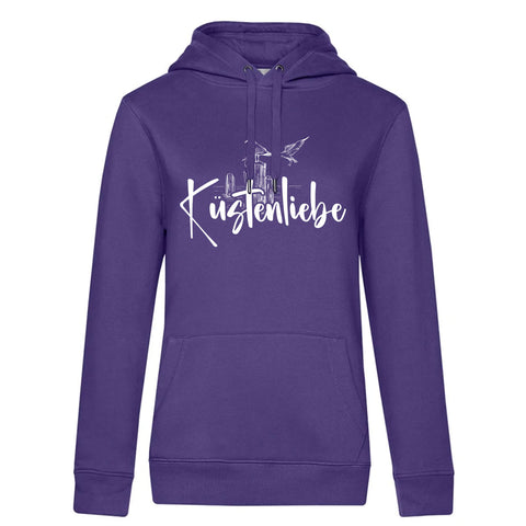 Küstenliebe Möwe Damen Kapuzenpulli Queen