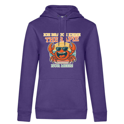 Therapie Damen Kapuzenpulli Queen