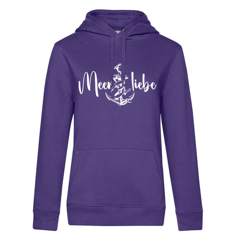 Meerliebe Damen Kapuzenpulli Queen
