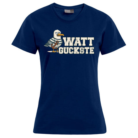 Watt guckste Damen T-Shirt