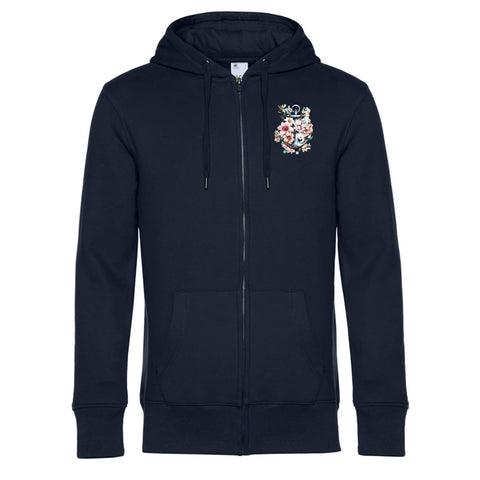 Floral Anker Herren Kapuzenjacke King