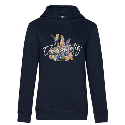 Einzigartig Seepferd Damen Kapuzenpulli Queen