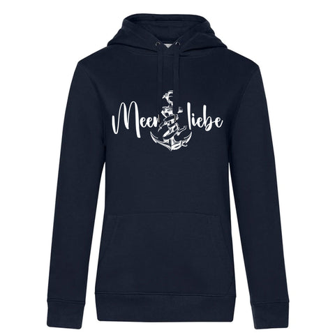 Meerliebe Damen Kapuzenpulli Queen