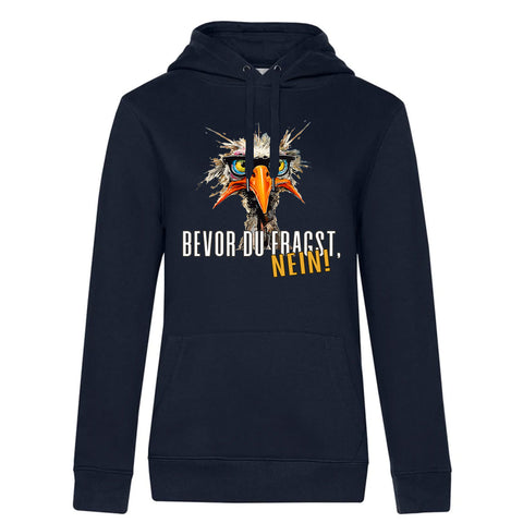 Bevor du Fragst  Damen Kapuzenpulli Queen