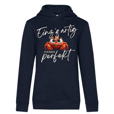 Besser als Perfekt Damen Kapuzenpulli Queen