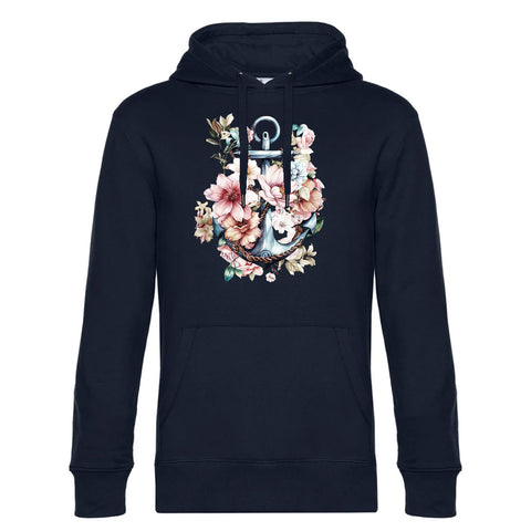 Floral Anker Herren Kapuzenpulli King