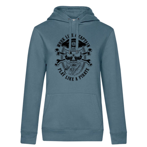 Pirate Black Edition Damen Kapuzenpulli Queen