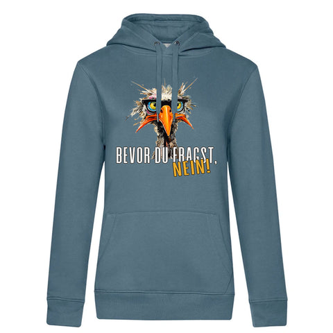 Bevor du Fragst  Damen Kapuzenpulli Queen
