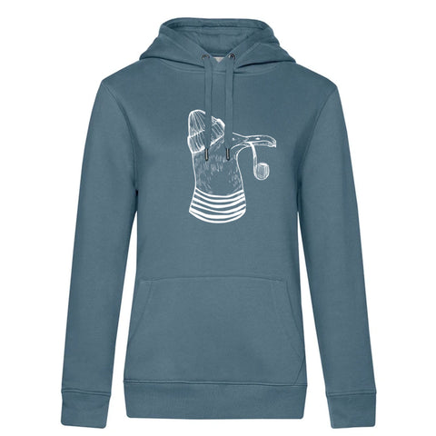 Möwe Damen Kapuzenpulli Queen
