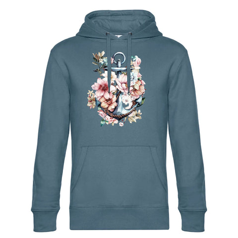 Floral Anker Herren Kapuzenpulli King