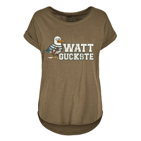 Watt guckste Damen Slub T-Shirt