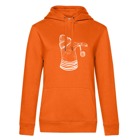 Möwe Damen Kapuzenpulli Queen