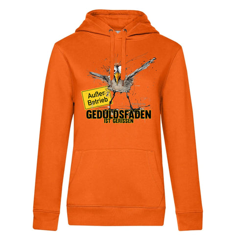 Außer Betrieb  Damen Kapuzenpulli Queen