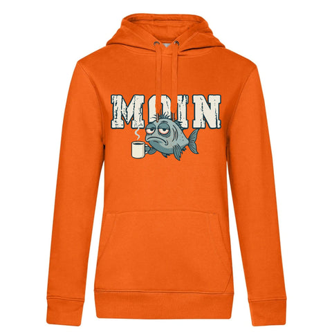 MOIN Kaffee Damen Kapuzenpulli Queen