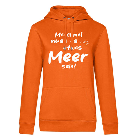 Meer sein Damen Kapuzenpulli Queen