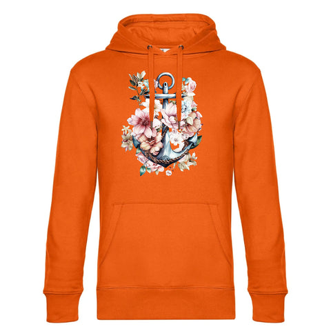 Floral Anker Herren Kapuzenpulli King